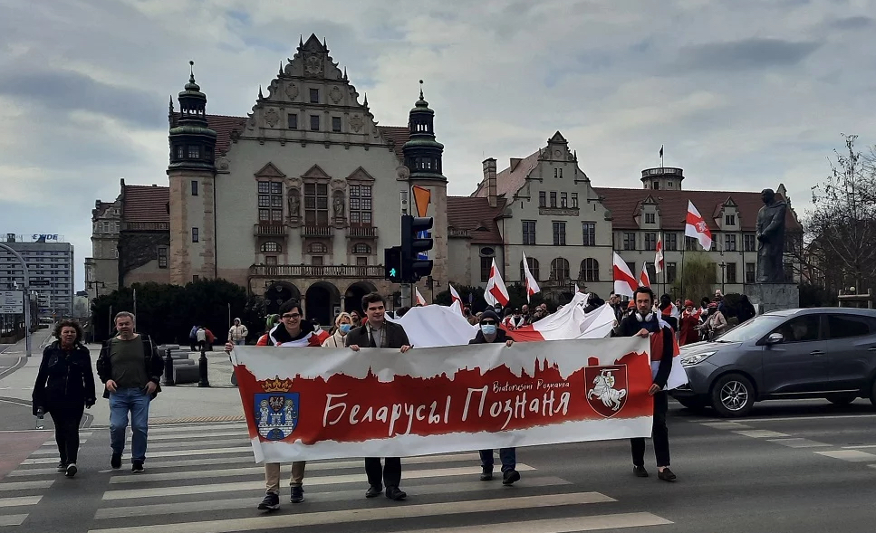 Дзень Волі ў ПознаніБеларуская служба Польскага радыё/radyjo.net/П.Залескі